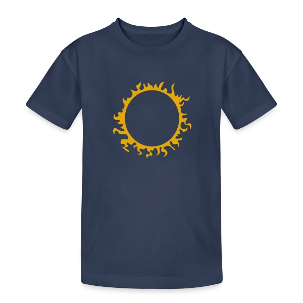 Le Motif de Dos de Kyo sur T-shirt coton épais ado
