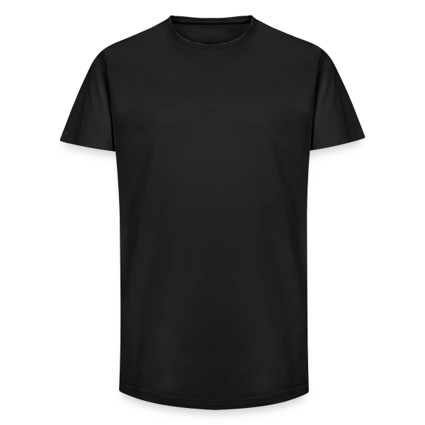 Maquette de T-shirt coupe longue homme à personnaliser