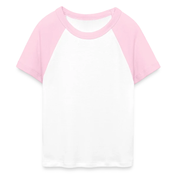 Maquette de T-shirt Crop Top de Baseball Femme à personnaliser