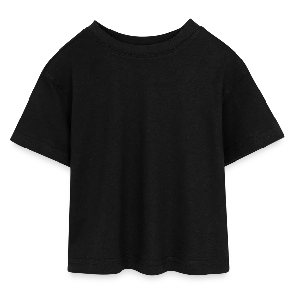 Maquette de T-shirt Crop Top en jersey Ado à personnaliser