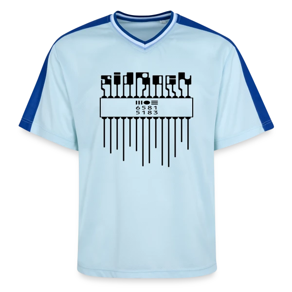 SID Rocks! La Puissance du SID sur T-shirt de foot unisexe en mesh