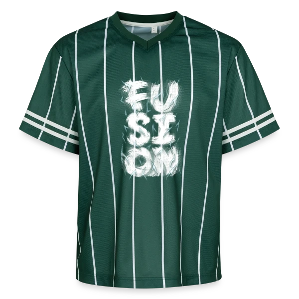 Explosion Fusion sur T-shirt de foot unisexe en mesh