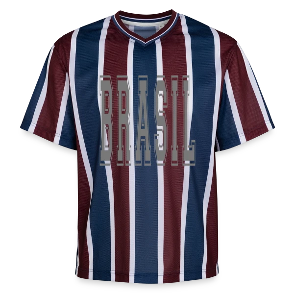 Fierté Brésilienne Football sur T-shirt de foot unisexe en mesh