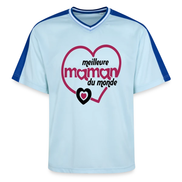 La Meilleure Maman du Monde sur T-shirt de foot unisexe en mesh