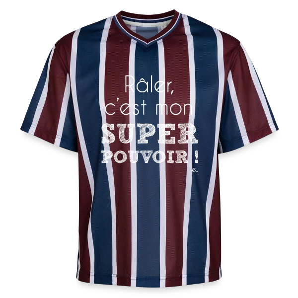 Mon Super Pouvoir : Révélez Votre Force Intérieure sur T-shirt de foot unisexe en mesh