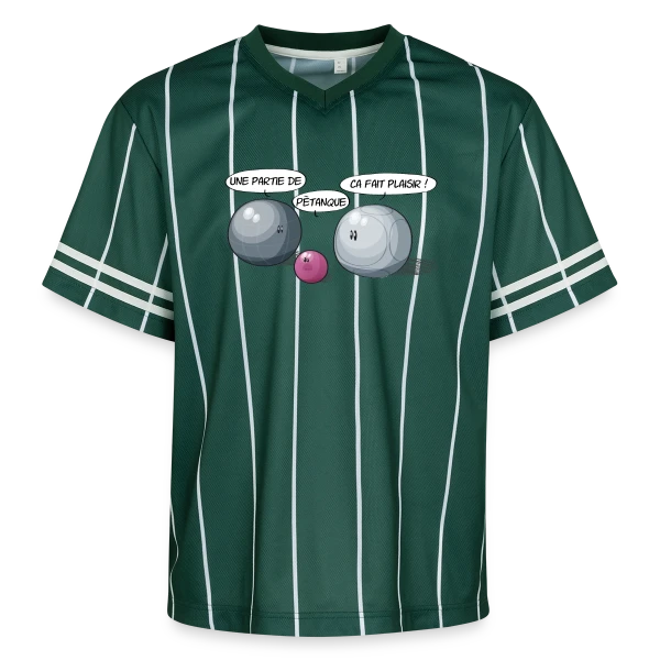 L'Esprit de la Pétanque : Jeu et Convivialité sur T-shirt de foot unisexe en mesh