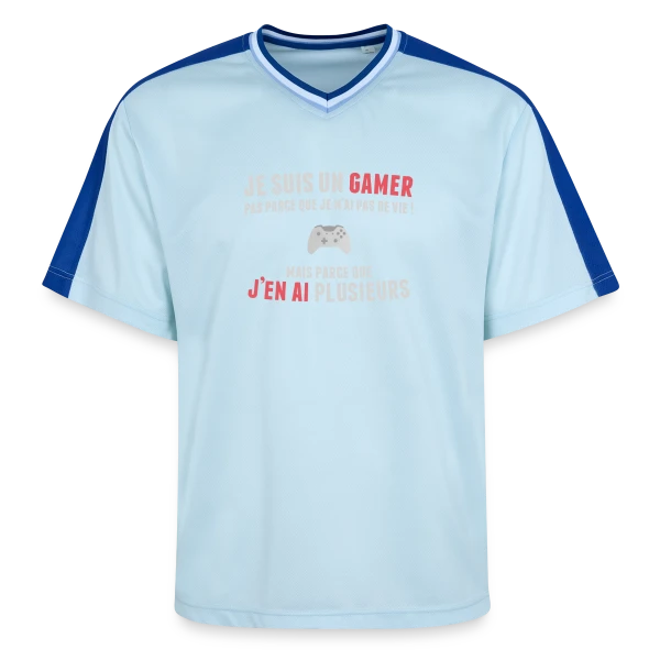 Gamer : Des Vies à Volonté sur T-shirt de foot unisexe en mesh