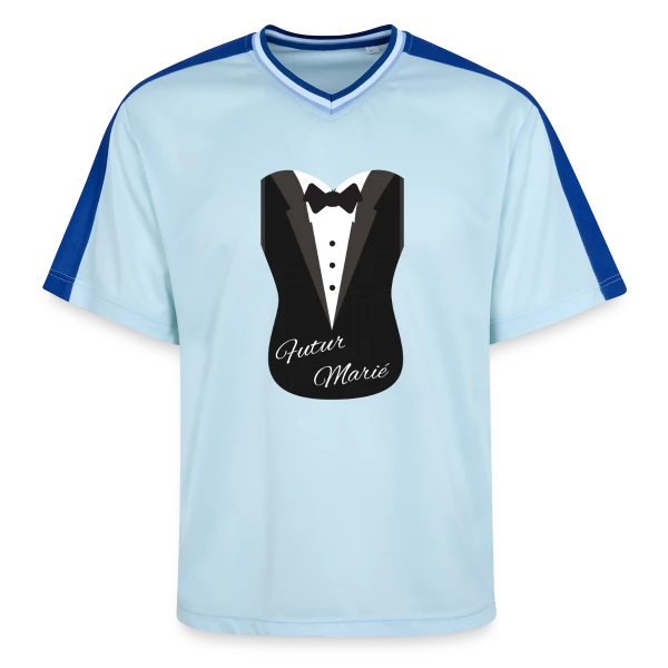 EVG : Le Futur Marié - Humour Garanti ! sur T-shirt de foot unisexe en mesh