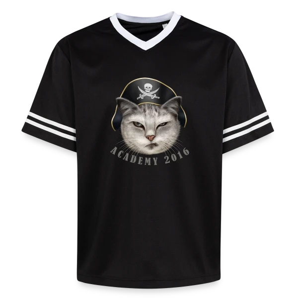 Académie des Chats Pirates sur T-shirt de foot unisexe en mesh