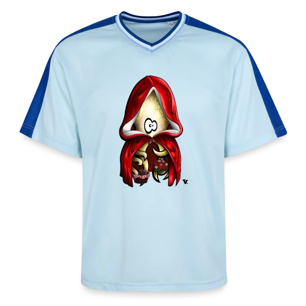Le Petit Chaperon Poulpe sur T-shirt de foot unisexe en mesh
