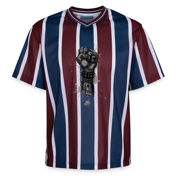 Punk is Not Dead : Rébellion Éternelle sur T-shirt de foot unisexe en mesh