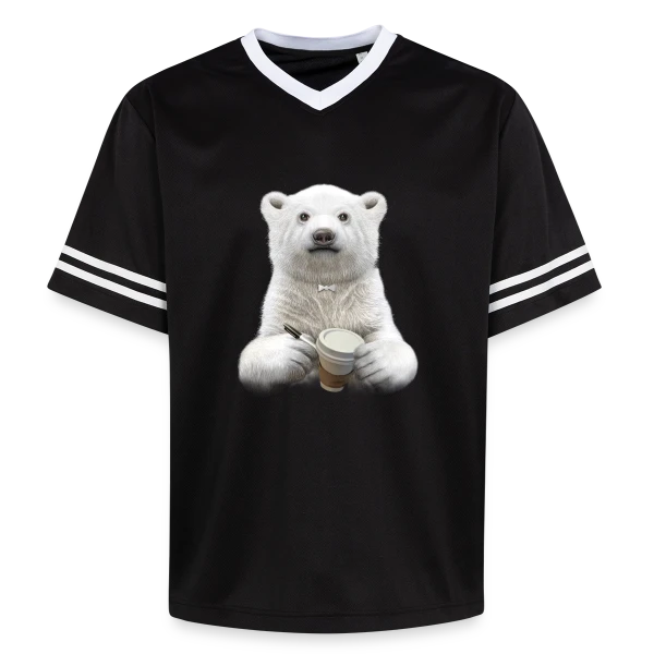 Le Barista passionné sur T-shirt de foot unisexe en mesh