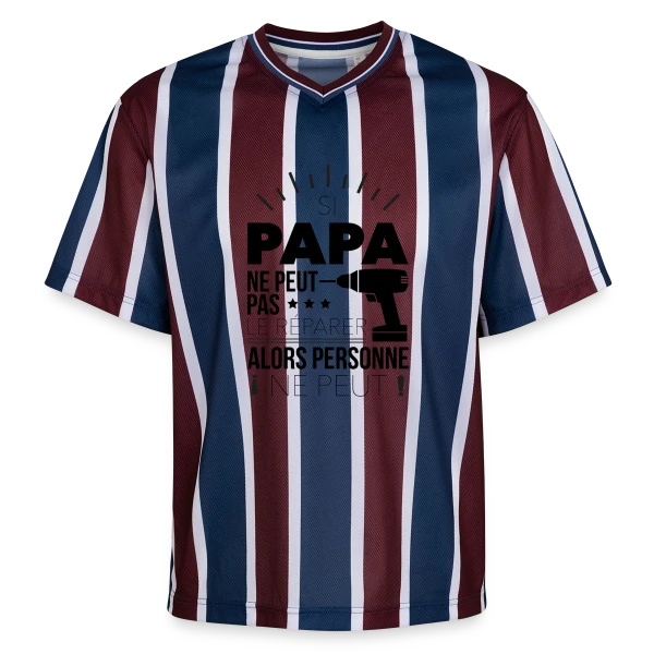 Si je peux pas... je peux pas ! sur T-shirt de foot unisexe en mesh