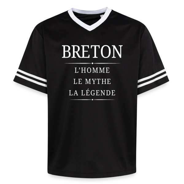 Breton Légende sur T-shirt de foot unisexe en mesh