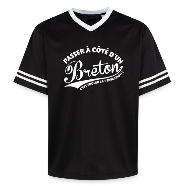 Perfection Bretonne sur T-shirt de foot unisexe en mesh