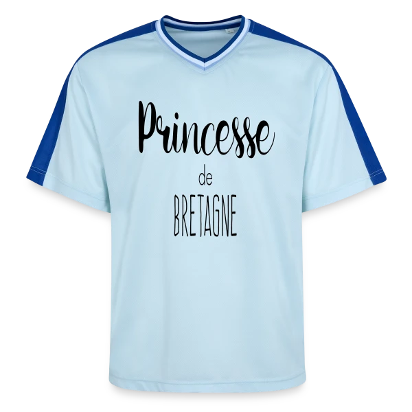 Princesse de Bretagne sur T-shirt de foot unisexe en mesh