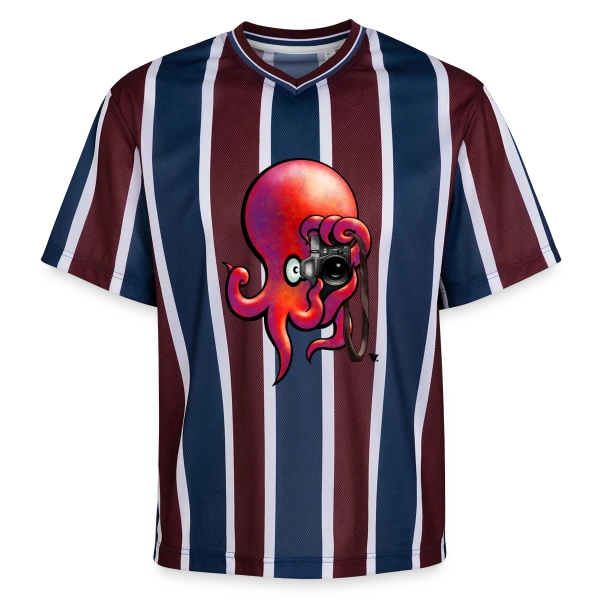 Poulparazzi - Le paparazzi des fonds marins sur T-shirt de foot unisexe en mesh