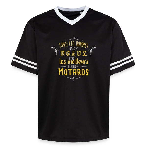Seuls les Meilleurs Deviennent Motards sur T-shirt de foot unisexe en mesh