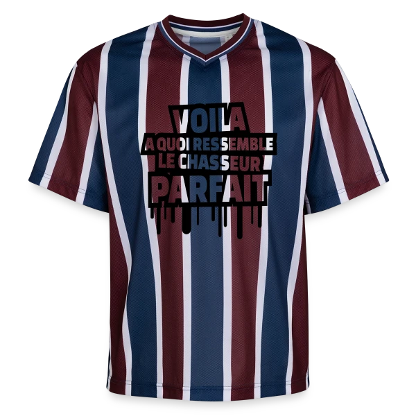 Le Chasseur Parfait : Humour Nature sur T-shirt de foot unisexe en mesh