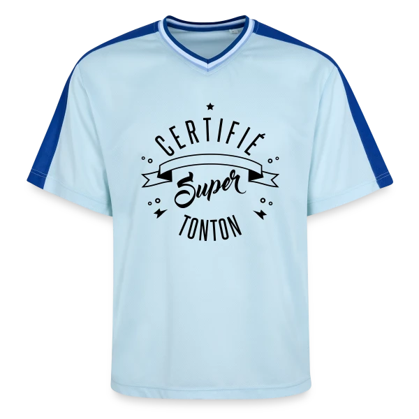 Certifié Super Tonton sur T-shirt de foot unisexe en mesh