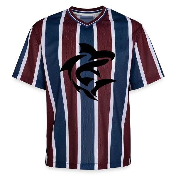 Requin Élégant des Profondeurs sur T-shirt de foot unisexe en mesh