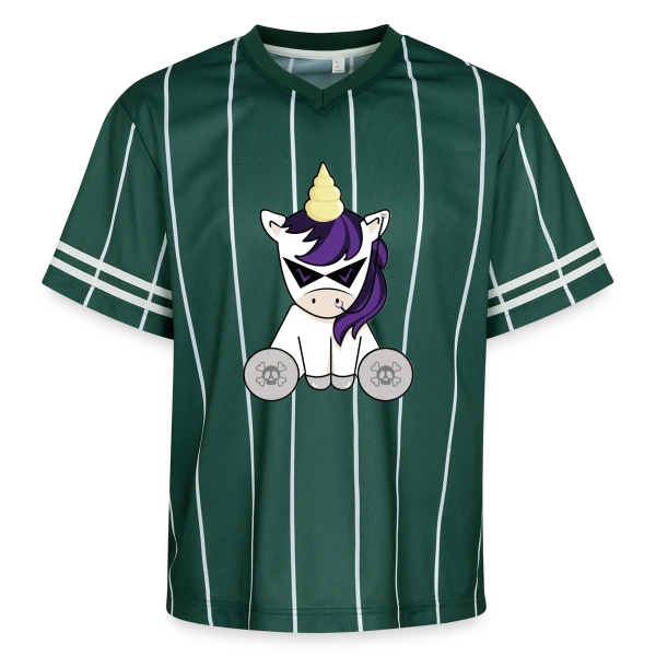 Licorne Grunge : Rebelle et Mystérieuse sur T-shirt de foot unisexe en mesh