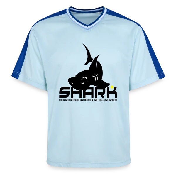 Le Requin du Poker sur T-shirt de foot unisexe en mesh