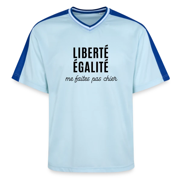 Patience Zéro : L'Expression Qui Pique sur T-shirt de foot unisexe en mesh