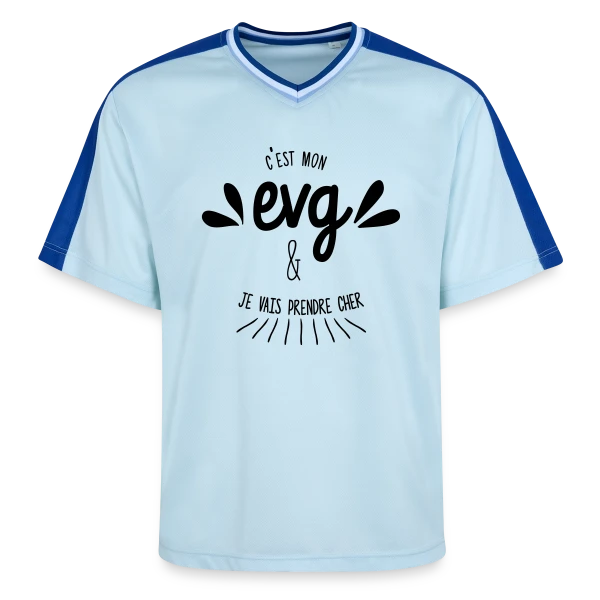 C'est Mon EVG Humour sur T-shirt de foot unisexe en mesh