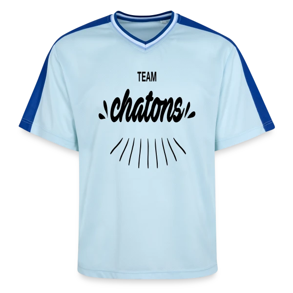 Team Chatons Stylé sur T-shirt de foot unisexe en mesh