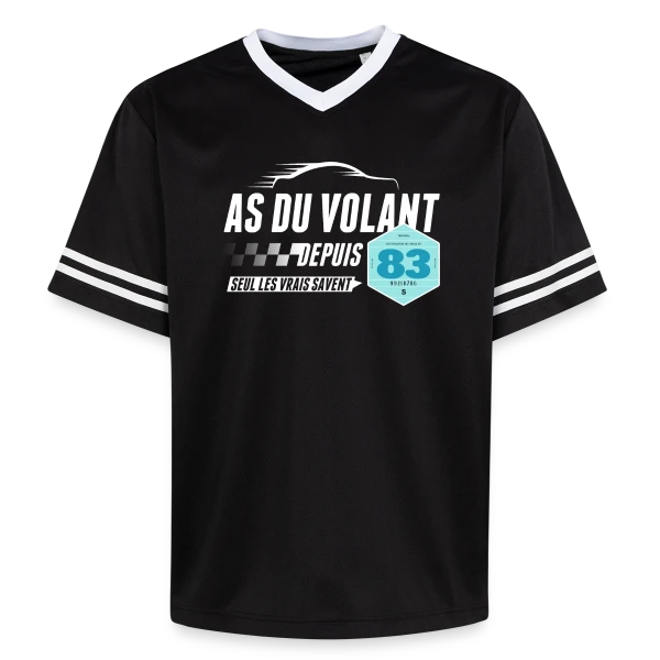 As du Volant 1983 - Légende de la Route sur T-shirt de foot unisexe en mesh