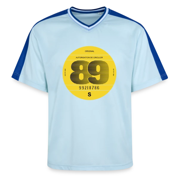 Voiture Vintage France 1989 - Esprit Rétro sur T-shirt de foot unisexe en mesh