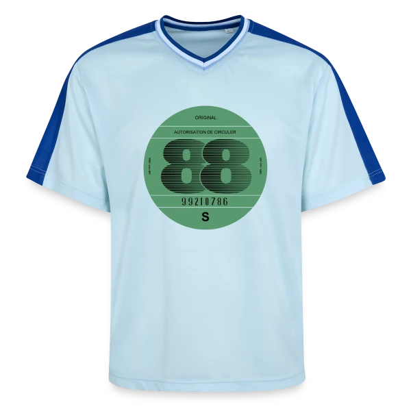 "France 1988" | Automobile Rétro Vintage sur T-shirt de foot unisexe en mesh