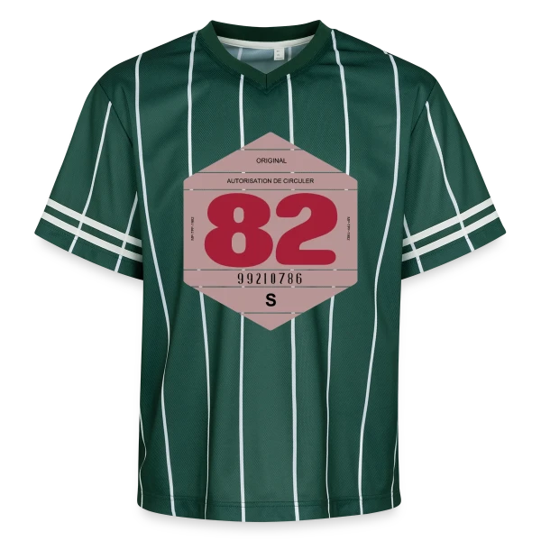 Voiture Rétro 1982 : L'Esprit Vintage Français sur T-shirt de foot unisexe en mesh