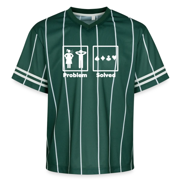 Problème Résolu: Poker! sur T-shirt de foot unisexe en mesh