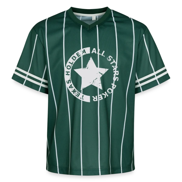 Poker All Stars: Texas Hold'em Légendes sur T-shirt de foot unisexe en mesh