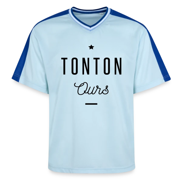 Tonton Ours sur T-shirt de foot unisexe en mesh