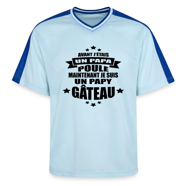 Papy Gâteau : Le Meilleur Grand-Père Affectueux sur T-shirt de foot unisexe en mesh