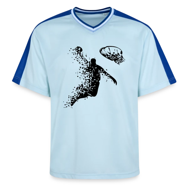 Passion Basketball : Le Donqueo sur T-shirt de foot unisexe en mesh