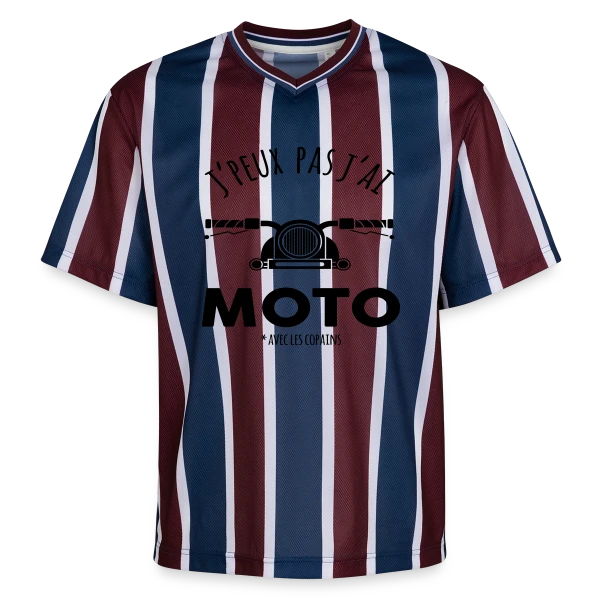 J'peux pas, j'ai moto ! sur T-shirt de foot unisexe en mesh