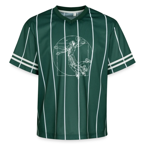 Homme de Vitruve Basketteur : Art & Sport sur T-shirt de foot unisexe en mesh