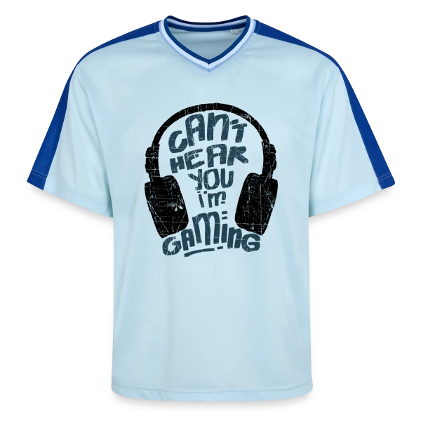 L'Équipement du Gamer: Le Headset sur T-shirt de foot unisexe en mesh