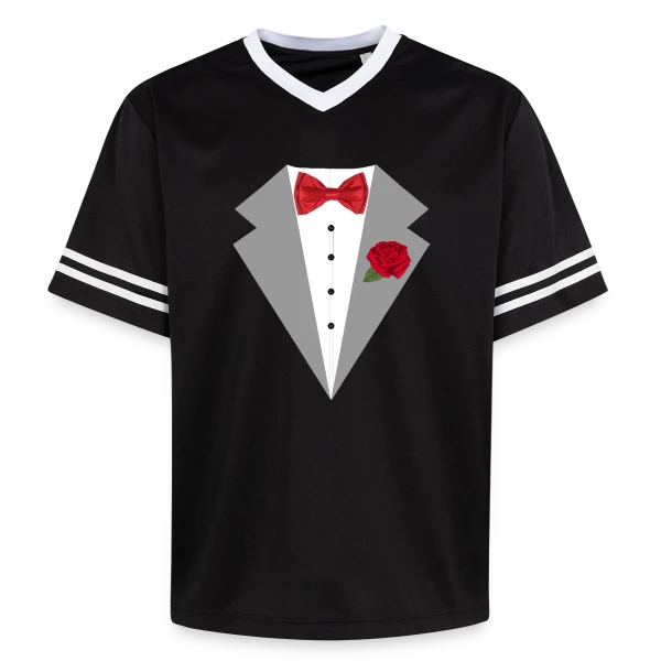 Mariage - Futur Marié ou Mariée sur T-shirt de foot unisexe en mesh