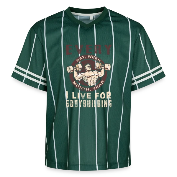 Bodybuilding: La Passion de la Musculation sur T-shirt de foot unisexe en mesh