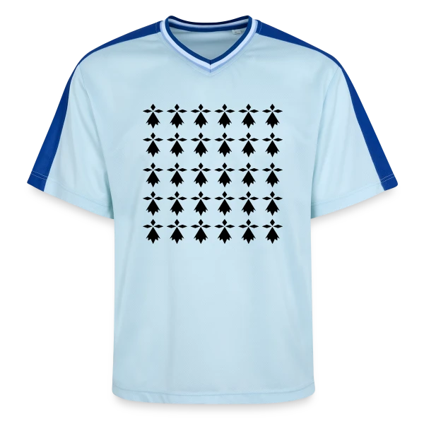 Motif Hermines Bretonnes sur T-shirt de foot unisexe en mesh