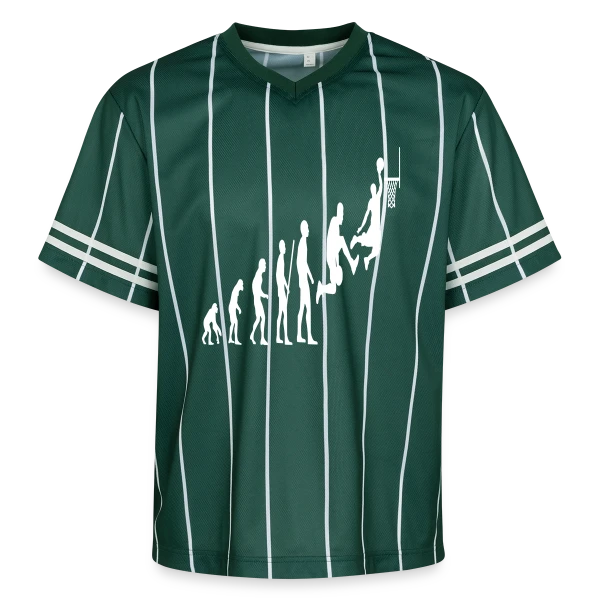Évolution du Joueur de Basketball sur T-shirt de foot unisexe en mesh