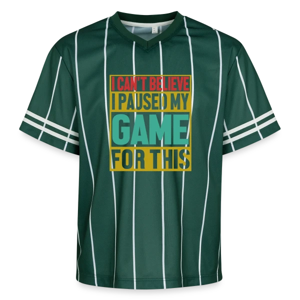 Gamer Authentique : Affichez Votre Vraie Nature sur T-shirt de foot unisexe en mesh