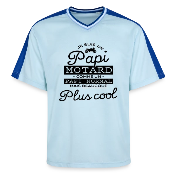 Papi Motard : Le Grand-Père le Plus Cool du Monde sur T-shirt de foot unisexe en mesh