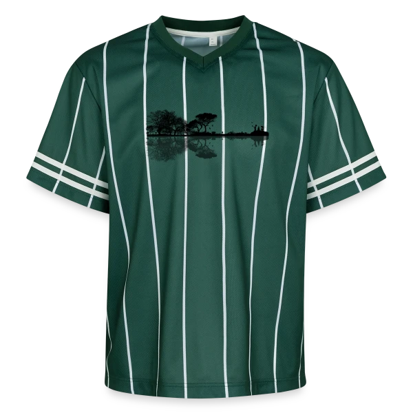 Guitare Électrique & Paysage Enchanté sur T-shirt de foot unisexe en mesh