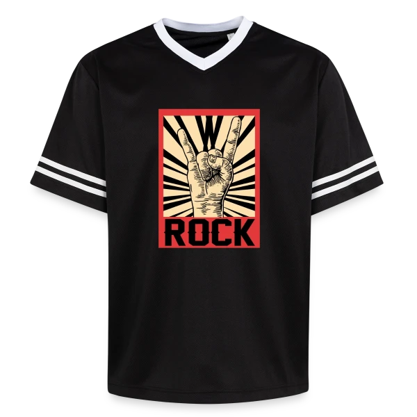 Simplement Rock sur T-shirt de foot unisexe en mesh